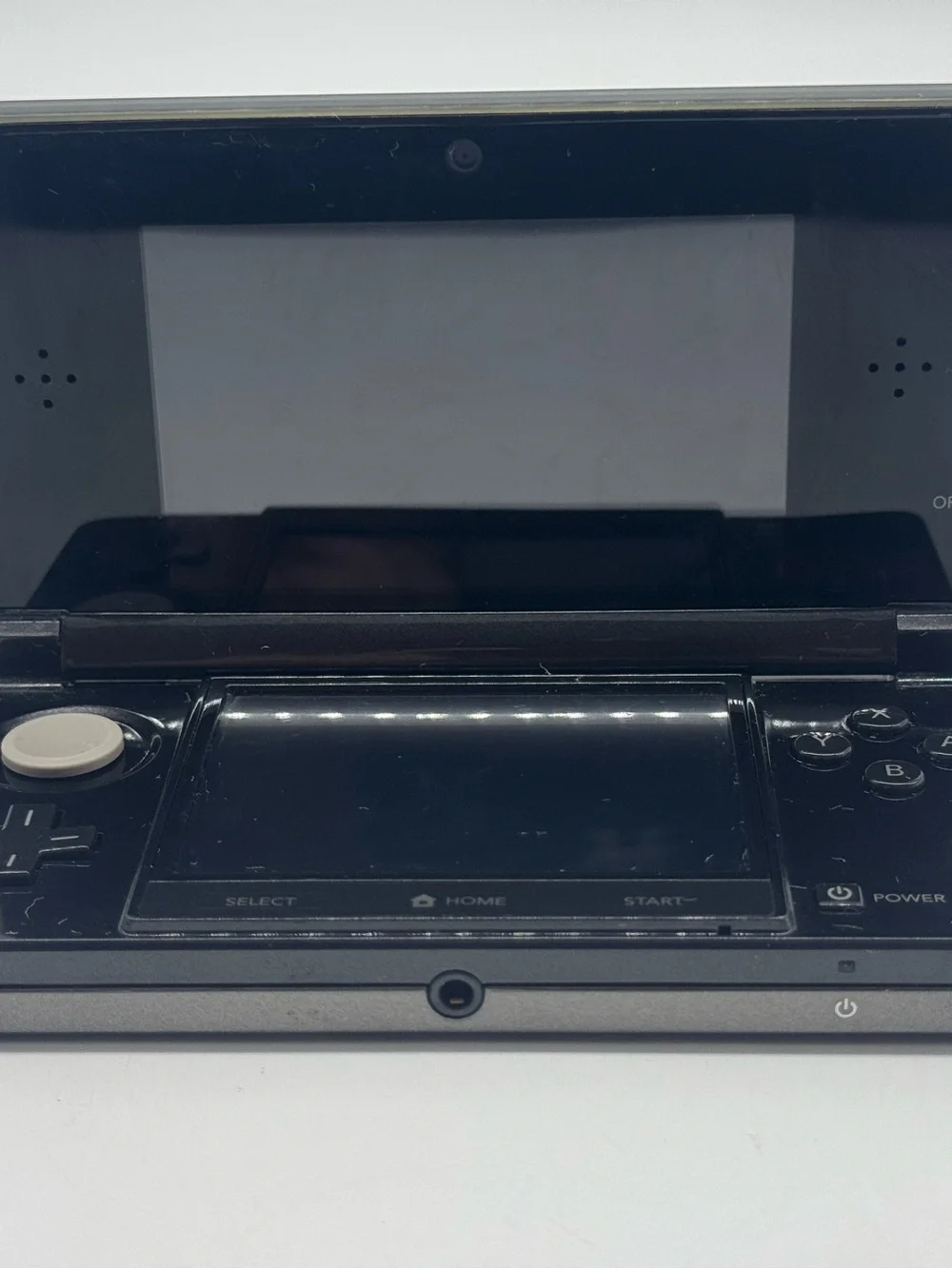 Nintendo 3DS Handheld Video Game Console Black CTR-001 (USA) w/ Charger Tested